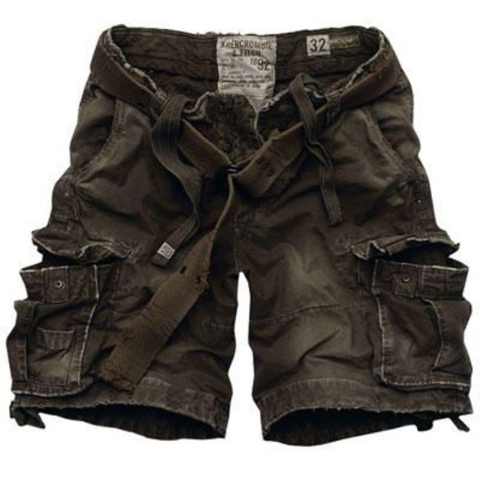 Abercrombie Fitch Hombres Cargo Patalón Corto AF7558